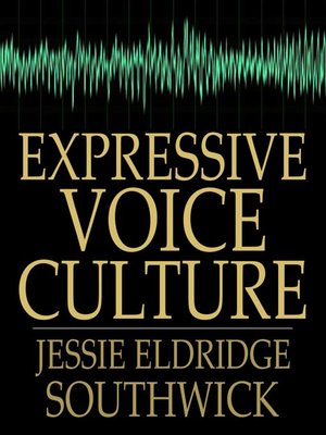 cover image of Expressive Voice Culture